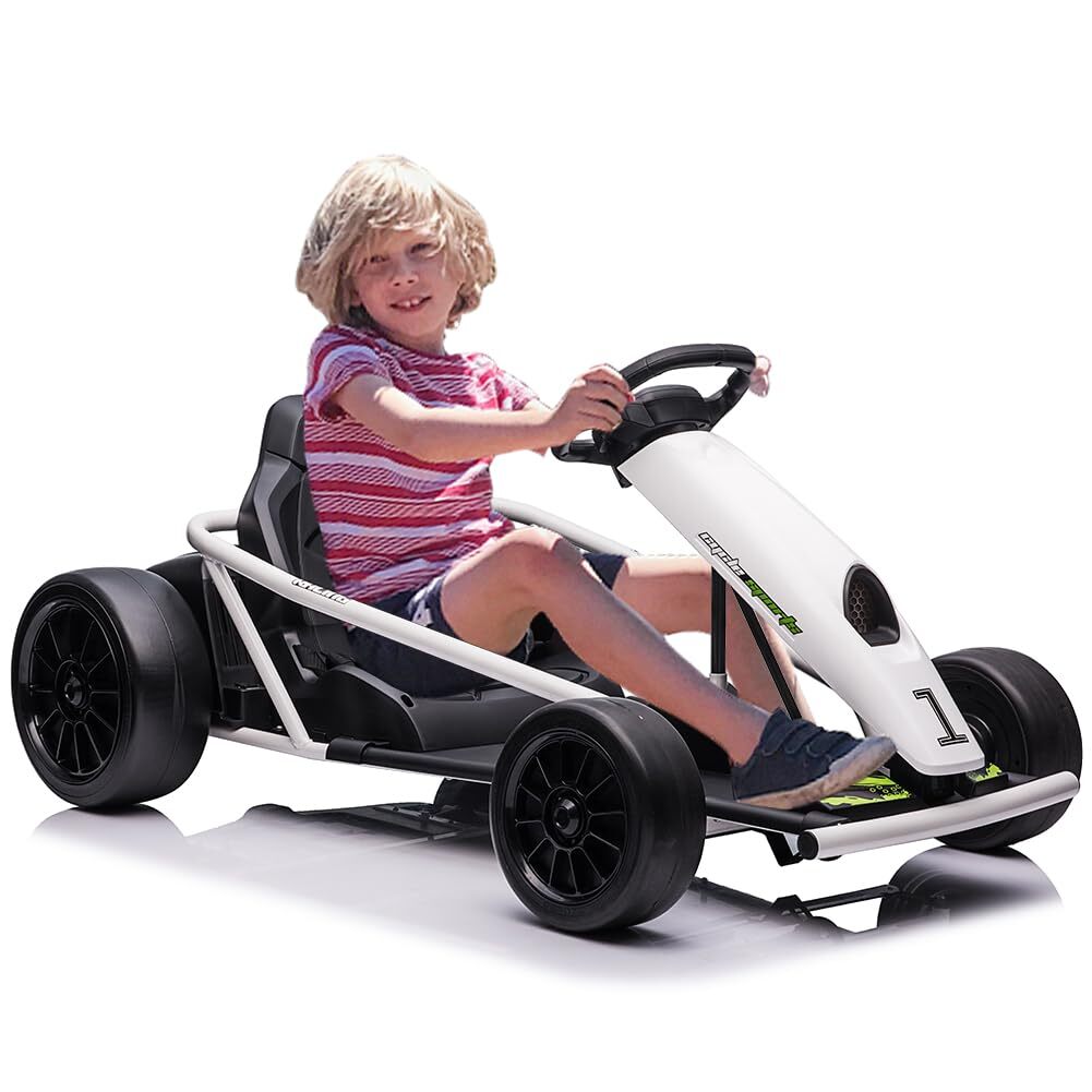 24V Electric Go Kart for Kids Teens Race Pedal Drifting Ride On Toys