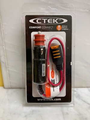 NEW IN PACKAGE CTEK COMFORT CONNECT CIGARETTE LIGHTER PLUG ADAPTER FITS PORSCHE.