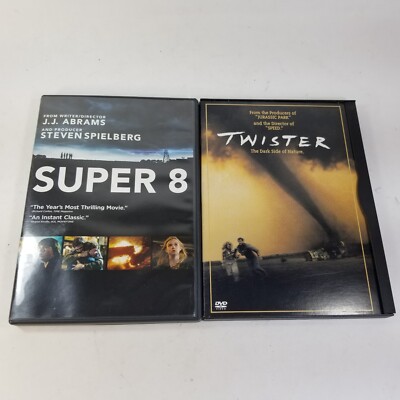 Twister & Super 8 - DVD Lot of 2 Thriller Movies