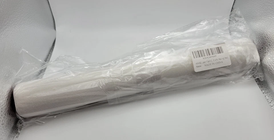 Rollo de tela de imitación de cuero PU rojo cristal flash láser holográfico, 12''X53'', nuevo en caja Foto 4 de 4