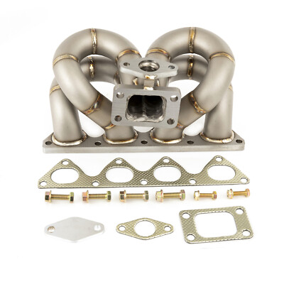 #ad Turbo Manifold for Acura Integra Honda Civic del Sol B16 B18 DOHC T3 38mm WG $249.99