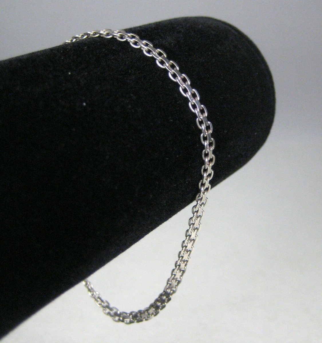 Bracelet 7.25 In Metal Sterling Silver .925 Chain Jewelry