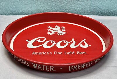 Coors America s Fine Light Beer 13  Metal Serving Tray