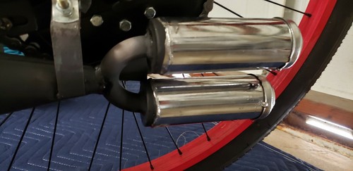 BBR Tuning Dual Ended Torquer up High Performance Exhaust Pipe