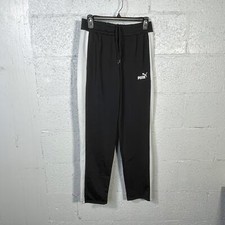 Puma Contrast Tricot Logo Track Pants black/white XSmall