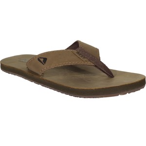 reef leather smoothy flip flops