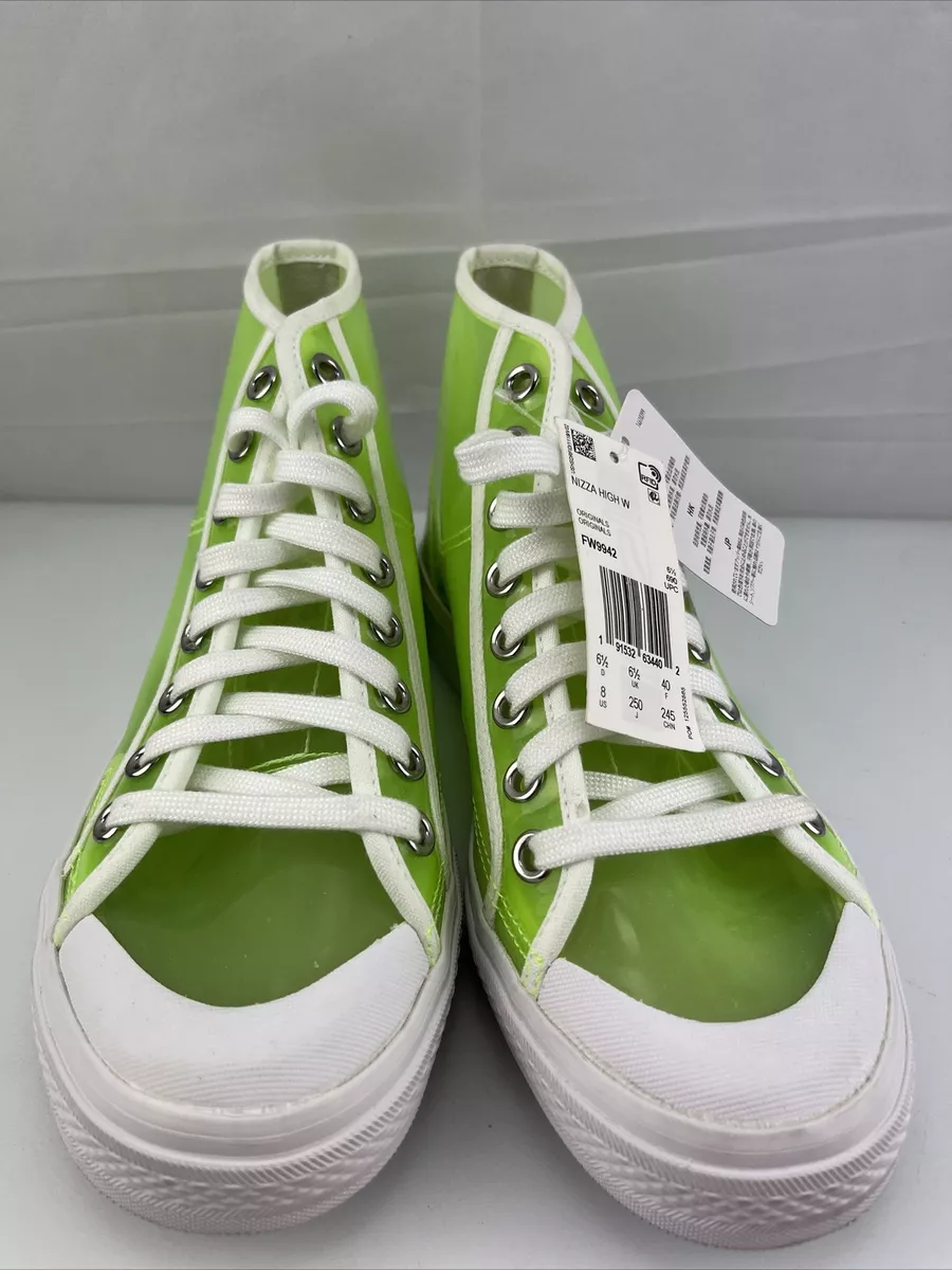 Rimpels brandstof meteoor Adidas Nizza Hi Transparent Women Casual Shoe Neon Green Sneaker Size 8 | eBay Rimpels brandstof meteoor Adidas Nizza Hi Transparent Women Casual Shoe Neon Green Sneaker Size 8 | eBay