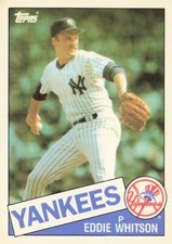 Eddie Whitson Topps Tiffany Traded 1985 Baseball Card #130T