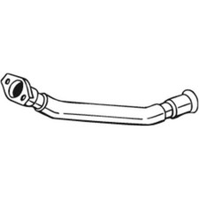 BOSAL Abgasrohr Hosenrohr für Peugeot 206 Schrägheck 2A/C 1.4i 741-357