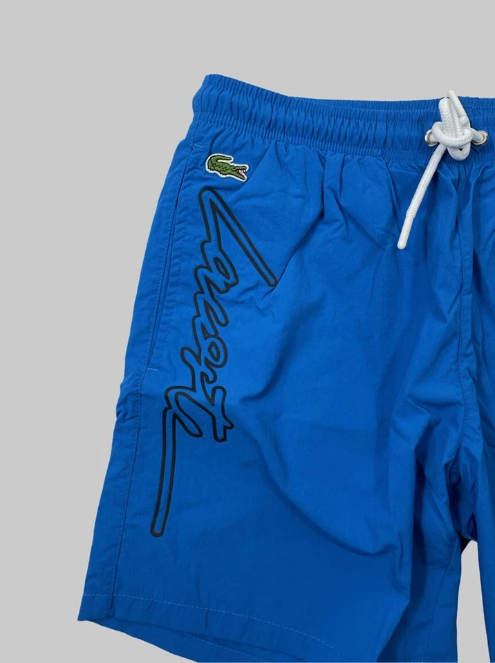 Lacoste Live Swim Shorts Blue MH4231 51 L61 - Image 3 of 4