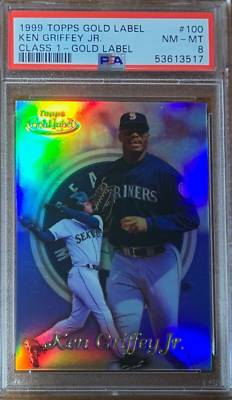 1999 Topps Gold Label Baseball #100 Ken Griffey Class 1 PSA 8 | eBay