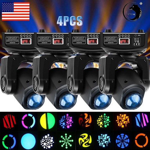 120W Moving Head Stage Light RGBW DMX512 Gobo Beam Club Disco DJ Party Light DMX - Picture 21 of 22