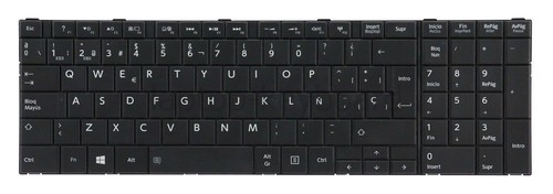Español Teclado Toshiba Satellite C850 L850 C870 C855 L870 P850 P855/TO78-SP - Picture 2 of 3