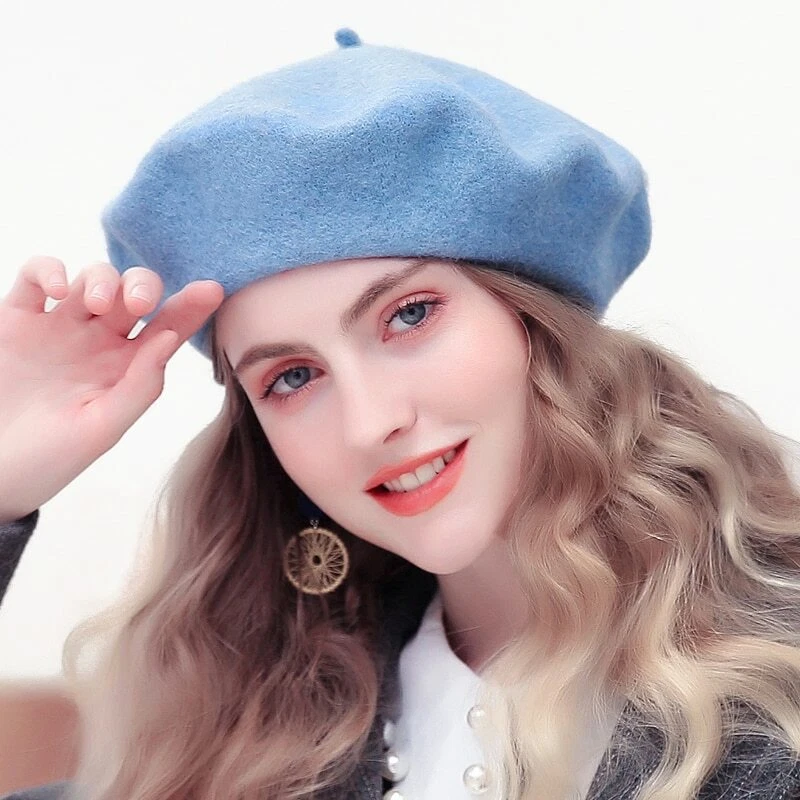 Beret hat woman outlet