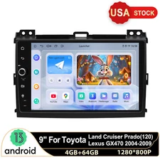 JOYING 9 Inch Android 13 Car Radio for 2004-2009 Toyota Landcruiser Prado 120 