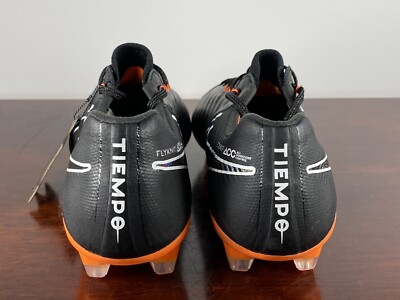 Nike Tiempo Legend VII Elite FG Black Orange AH7238-080 Men's Size