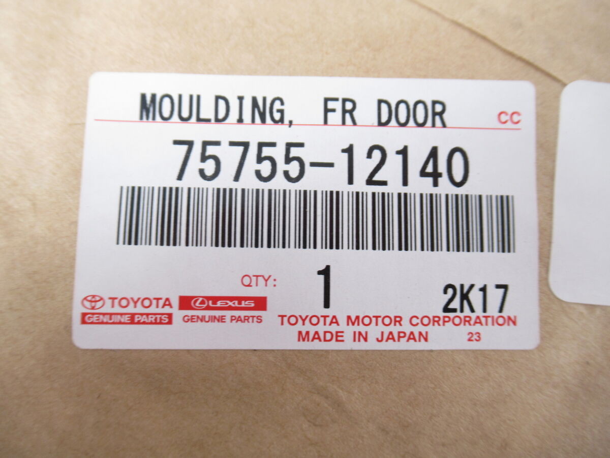 Genuine OEM Toyota 75755-02110 Passenger B-Pillar Molding Applique