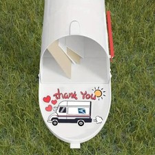 Thank You USPS Stickers Express Gratitude Love  Support USPS Mail Carriers