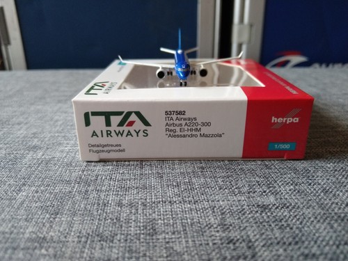 Herpa Wings 1:500 ITA Airways Airbus A220-300 EI-HHM 537582 - Imagen 4 de 4