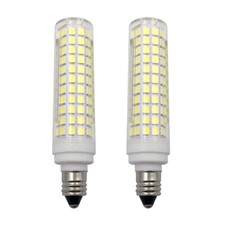 2pcs E11 Led Light Bulb 10w 110v 136-2835 Smd Ceramics Lamp Equivalent 100w H