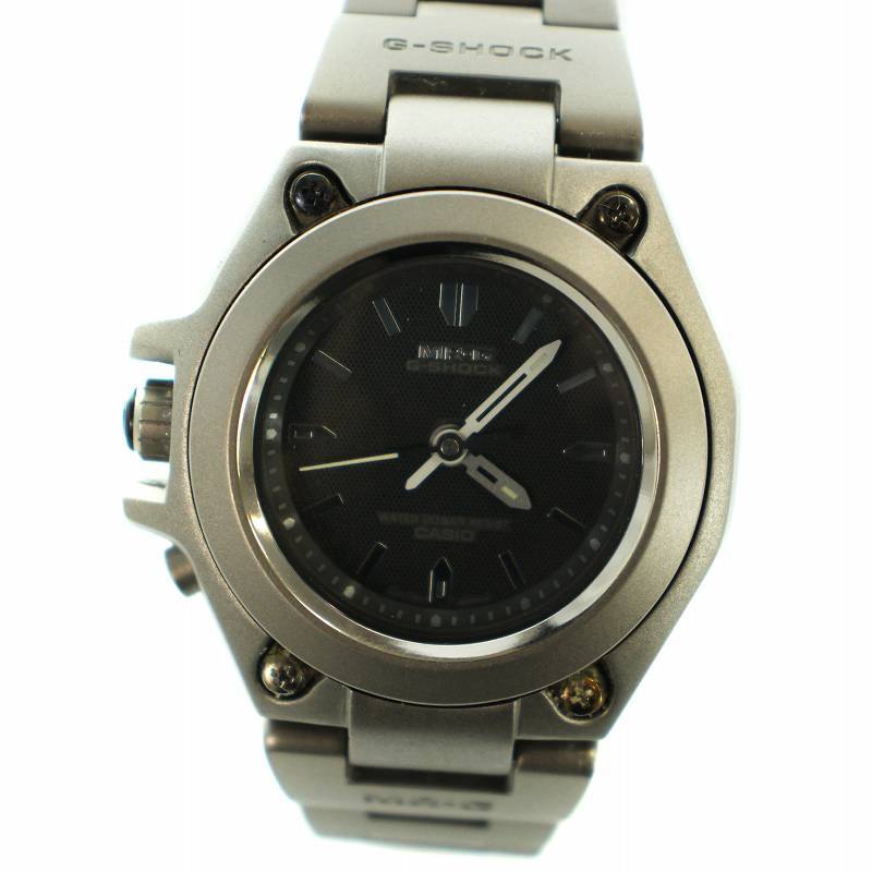 Casio G-Shock Mr-G Mrg-120T Watch Quartz Round Titanium Full Metal 