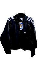 adidas BQ1935 Women's Stripes Jacket - Black
