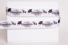 GRADUATION CONGRATULATIONS 7/8" Grosgrain Ribbon 1,3,5,10 Yard SHIP FROM USA