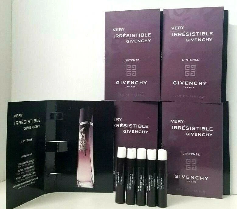 10 frascos MUY IRRESISTIBLE GIVECHY L'INTENSE EAU DE PARFUM 0,03 fl oz spray Foto 2 de 2