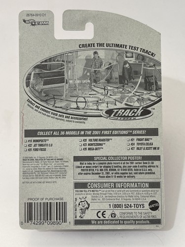 Hot Wheels 2001 First Editions MONOPOSTO 19/36 #031 New In Package - Picture 4 of 4