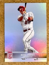 2022 Panini Chronicles Elite Baseball Mike Trout #44 Los Angeles Angels