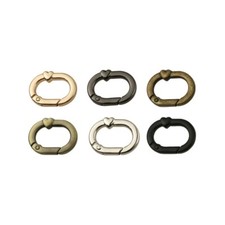 Bag Clasps Love Ellipse Snap Hook Swivel Slub Clips Handbag Strapping Bag 20 mm