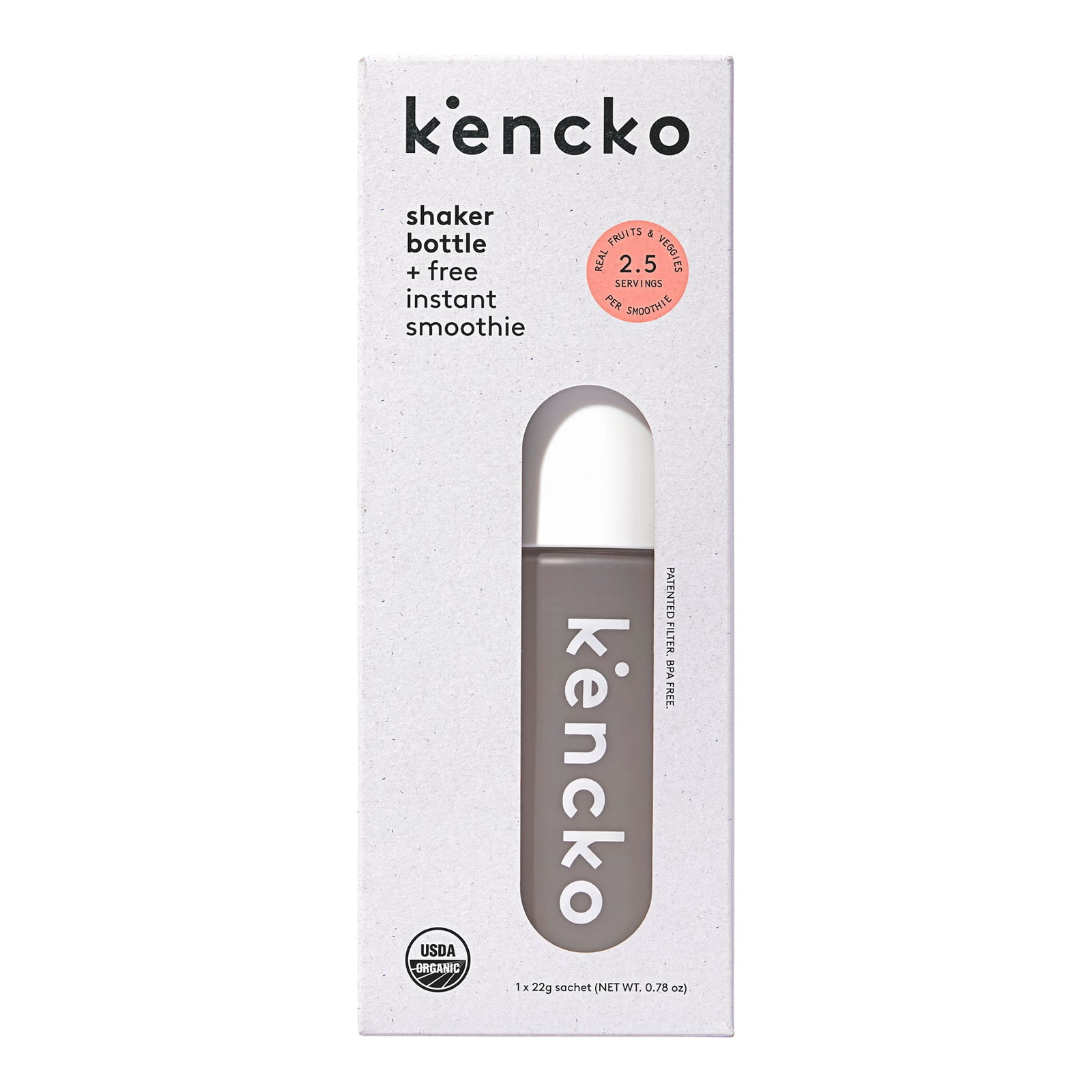 Kencko Smoothie Starter Pack with Bottle and Free Smoothie