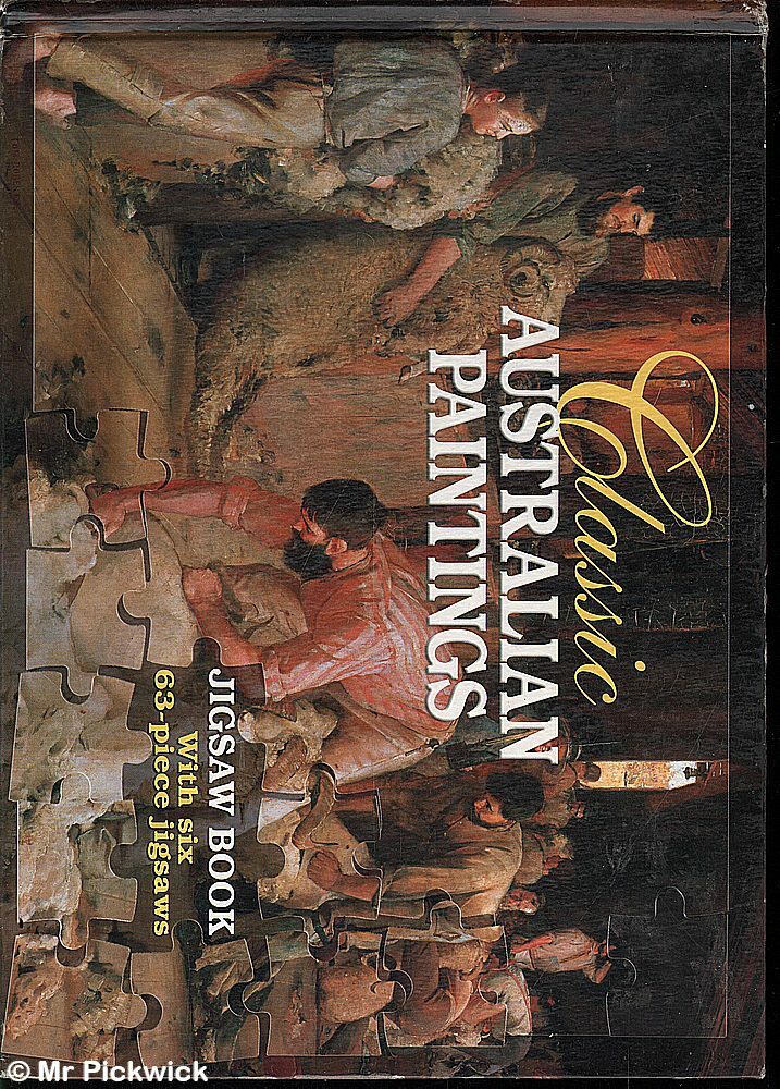 【希少品】Australian Paintings Jigsaw Book 希少品】Australian Paintings Jigsaw Book 希少品】Australian