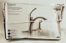 KOHLER R29669VS Linwood Single Handle Kitchen Faucet with Side Sprayer Stainless