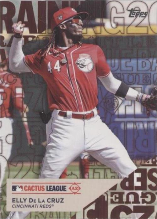 2025 Topps Series 1 - Training Grounds Elly De La Cruz #TG-13 for