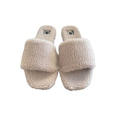 Journee Collection Women's Faux Fur Sunlight Slipper Grey Size 9 NIB