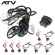 GENRICS Street LED Rocker Switch Turn Signal Kit For SXS Kawasaki Mule Teryx 4