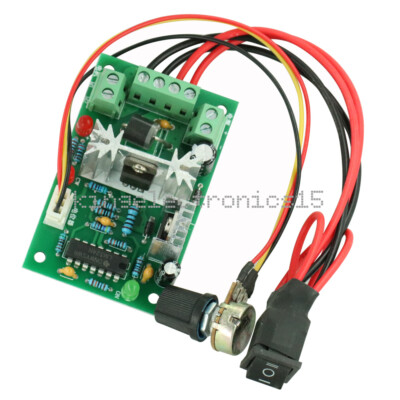 DC 6-30V Motor Speed Controller Reversible PWM Control Forward / Reverse switch