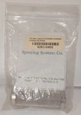 1 NEW SPRAYING SYSTEMS CP5594-36-304SS LIQUID STRAINER SCREEN NIB *MAKE OFFER*