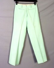 vintage 50s 60s Sears Seafoam Green Wool High Waist Pants Rockabilly sz 00