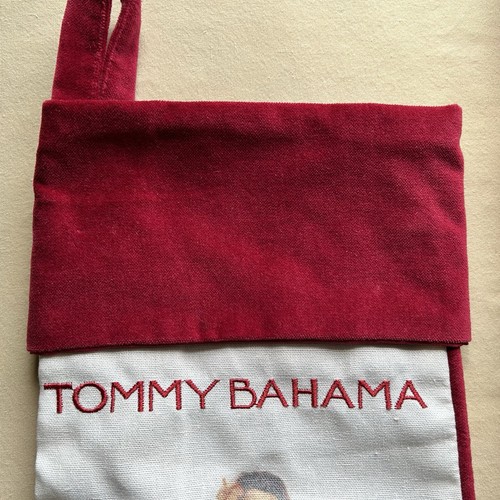 Tommy Bahama Christmas Stocking Hawaiian Style Hula Girl Hibiscus Flowers x2 - Picture 2 of 16