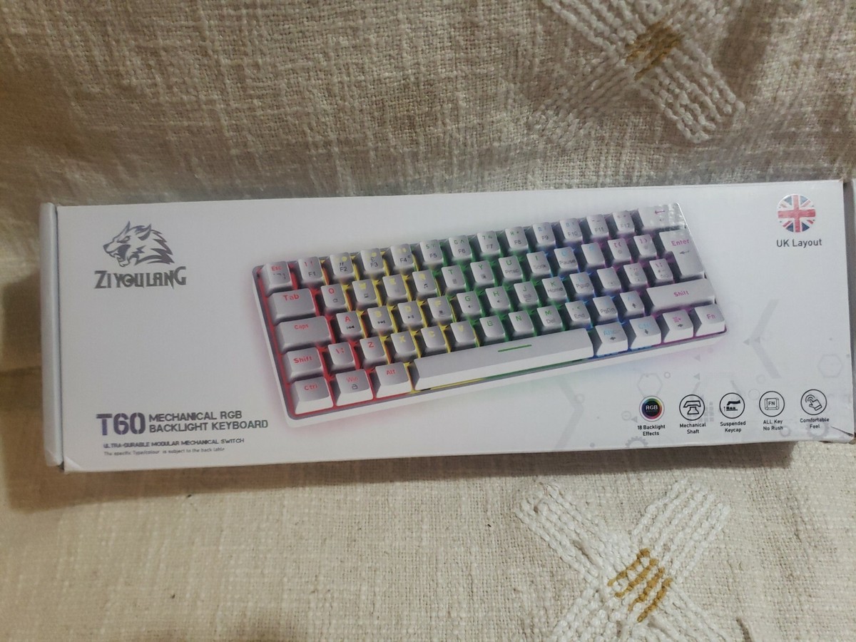 ZIYOU LANG T60 Mechanical RGB Backlight Wired Gaming Keyboard | eBay