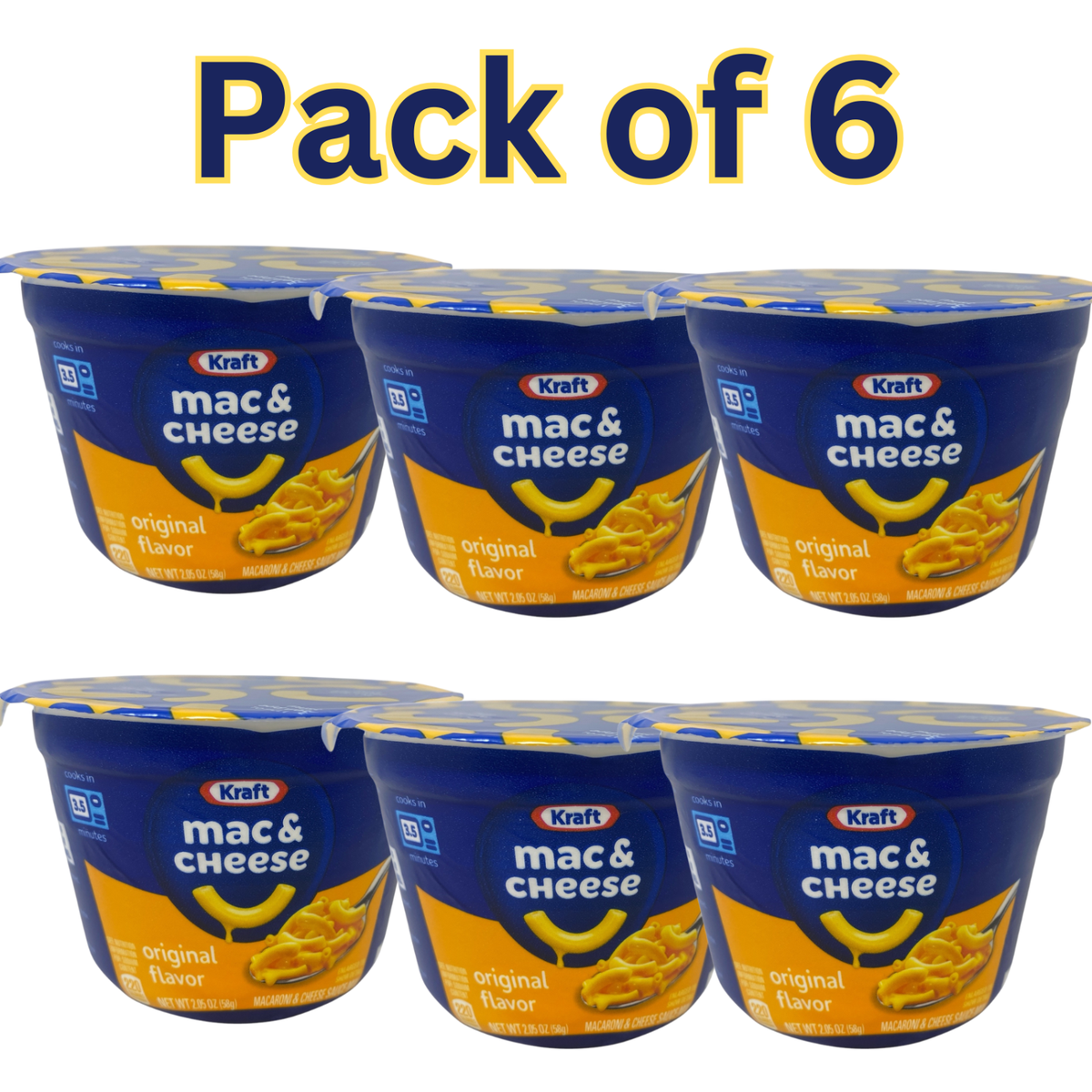 マユコ クレド Kraft Mac & Cheese Original Flavor, Microwaveable Macaroni and