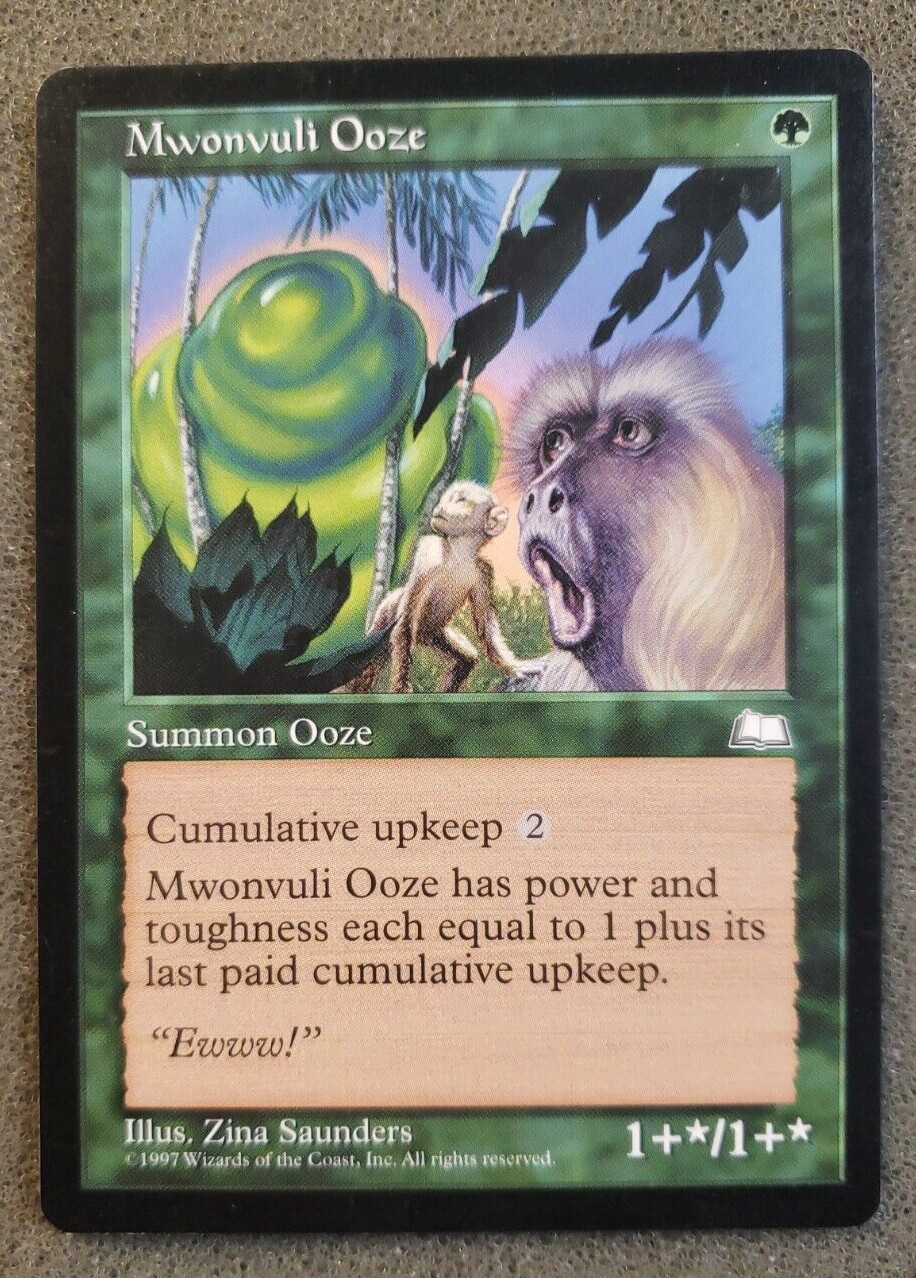 1x Mwonvuli Ooze NM-Mint, English Weatherlight MTG Magic (DS3D1PR)..............