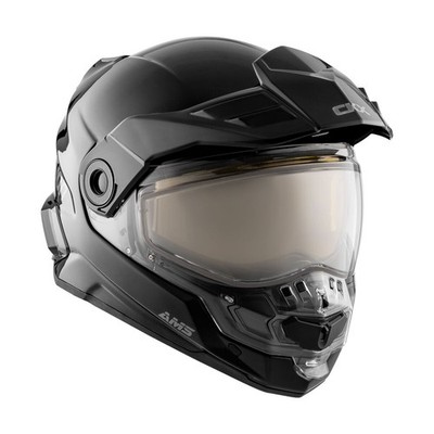 CKX Black Mission AMS Snow Helmet w/Dual Lens Shield ( Size 2XL ) 512376#