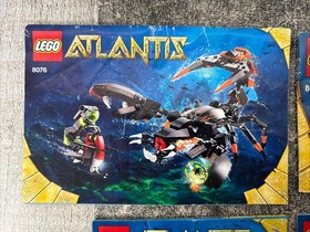 LEGO Atlantis Instructions Manual Lot 8057 8059 8076 from Retired Sets