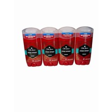 Lot of 4 Old Spice Deodorant Solid Pure Sport Victory  Lemon 3 oz Aluminum Free