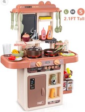 Play Kitchen w/ Realistic Lights Sounds Simulation Spray - 2.1 FT