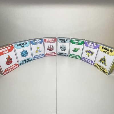 Wizard101 Handmade Collectible Card Decks | 8 Decks | 320 Cards | FREE SHIPPING
