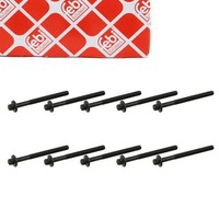 10X febi 22411 Zylinderkopfschraube FüR Renault Clio 1 2 Kangoo Twingo 1 2 1.2